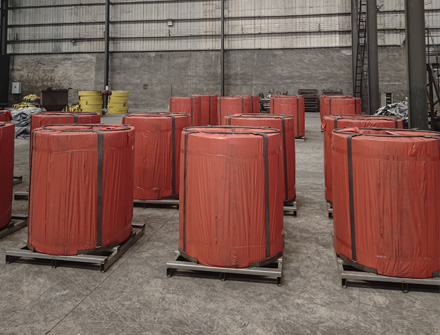 Delivery of silicon-calcium core wire